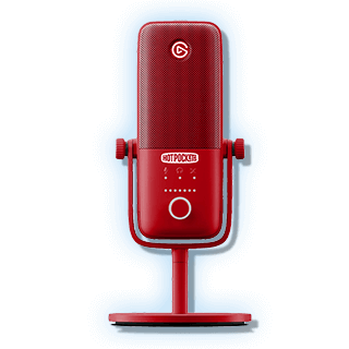 Un micrófono Wave 3 de la marca Hot Pockets.